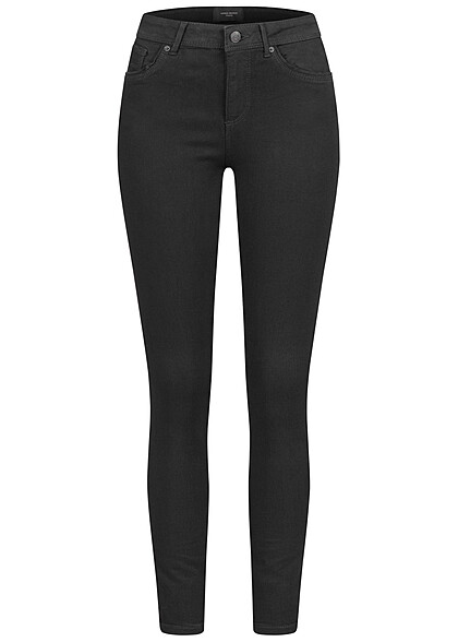 Vero Moda Damen NOOS Jeans Hose Skinny Fit mit 5-Pockets schwarz - Art.-Nr.: 23020222