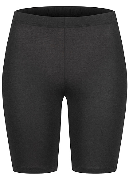 Pieces Damen NOOS Radler kurze Leggings schwarz - Art.-Nr.: 23030069