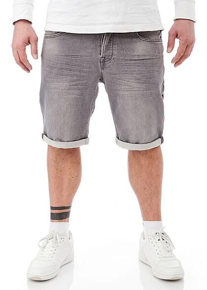 ONLY & SONS Heren NOOS Jeans Shorts met 5-Pockets lichtgrijs denim