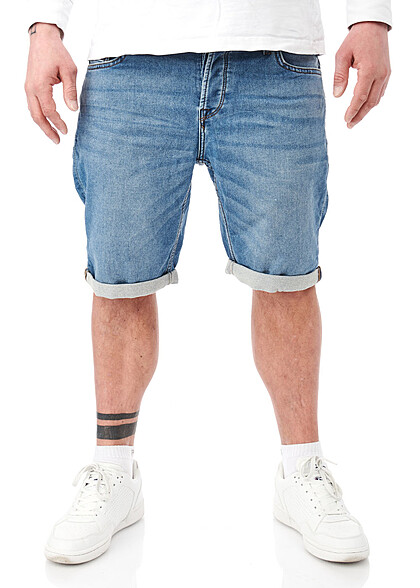 ONLY & SONS Heren NOOS Jeans Shorts met 5-Pockets lichtblauw denim