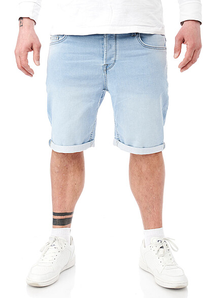 ONLY & SONS Heren NOOS Jeans Shorts met 5-Pockets lichtblauw denim