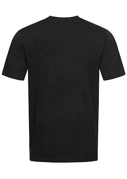 ONLY & SONS Heren NOOS T-shirt met rafelige randen & borstzak zwart