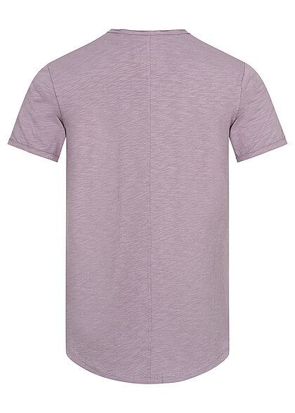 ONLY & SONS Heren NOOS Basic T-Shirt met ronde hals purple ash lichtpaars
