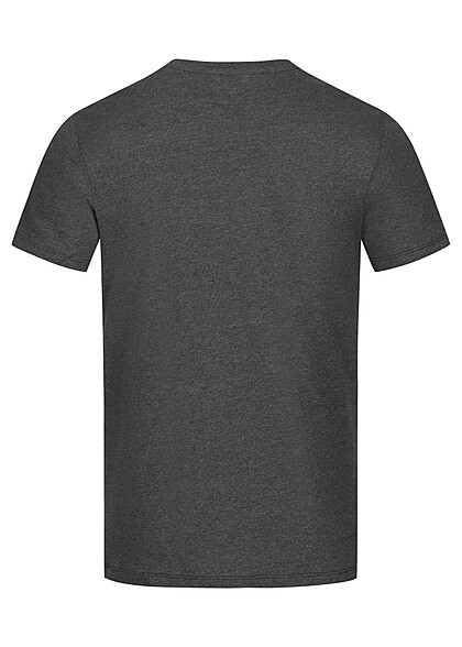 Jack and Jones Heren NOOS T-Shirt met Logo Print donkergrijs wit