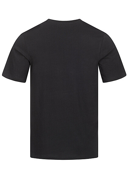 Jack and Jones Heren NOOS T-Shirt met Ronde Hals en Logo Print zwart wit