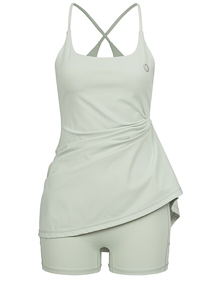 Aiki Damen 2in1 Jumpsuit und Trger-Kleid jade grn - Art.-Nr.: 23030473