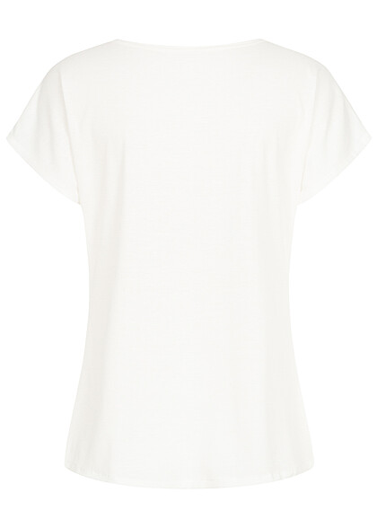 Cloud5ive Dames Viscose T-shirt met fietsopdruk wit