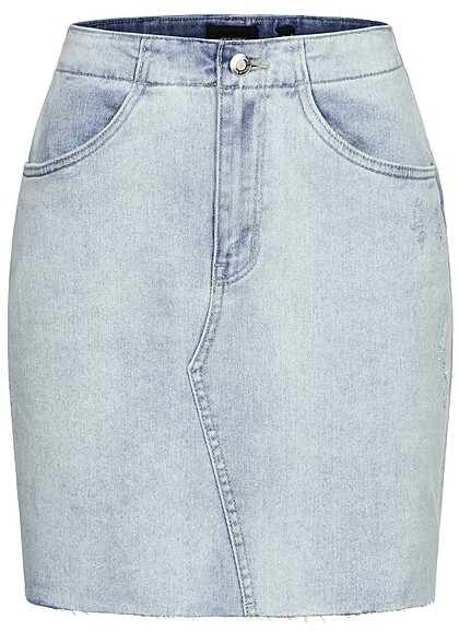 Vero Moda Dames NOOS Jeans minirok met 4 zakken lichtblauw denim - Art.-Nr.: 23040014