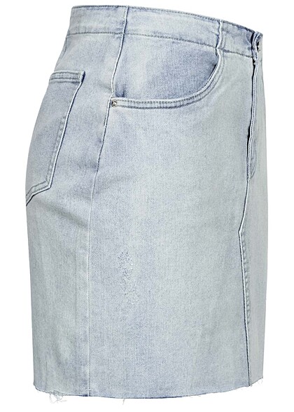 Vero Moda Dames NOOS Jeans minirok met 4 zakken lichtblauw denim