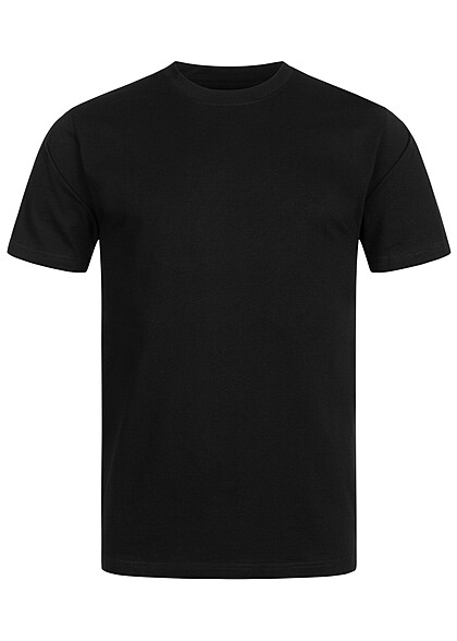 Seventyseven Lifestyle Herren 2-Pack Basic T-Shirt weiss und schwarz