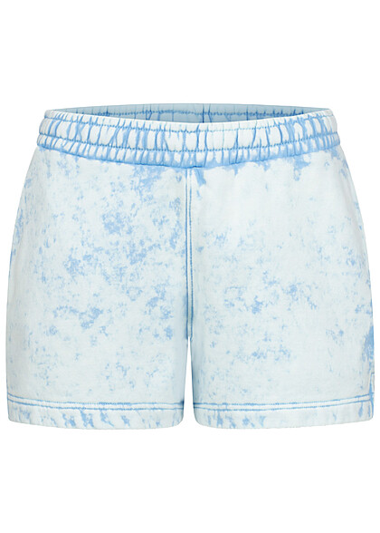 Urban Classics Dames Towel Washed Shorts 2-Pockets baltic blue