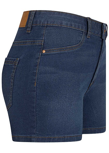 JDY by ONLY Dames NOOS High Waist Shorts 5-Pockets blauw