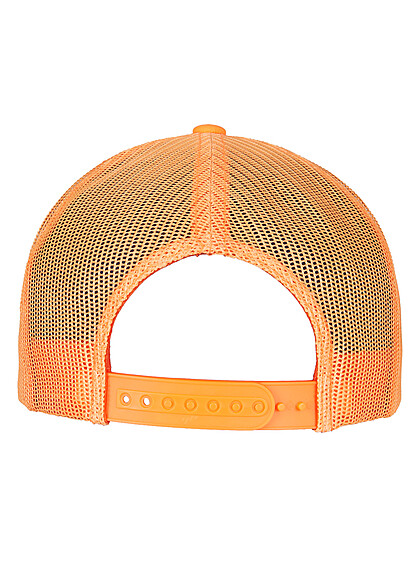 Flexfit Retro Trucker Cap mit Mesh-Rückseite und Snapback-Verschluss orange