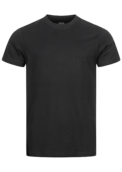 Urban Classics Heren 6-Pack Basic T-Shirt zwart