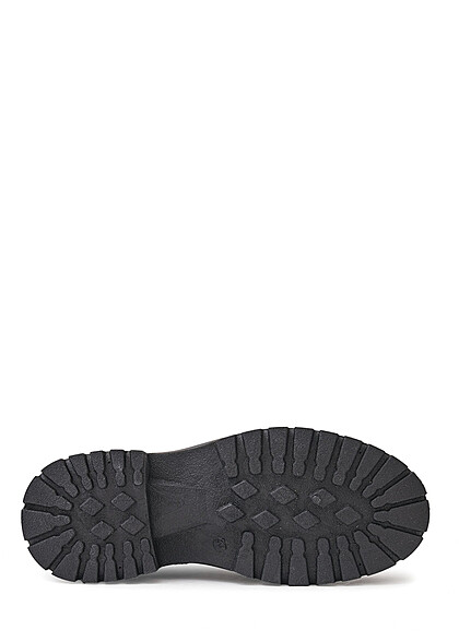 Cloud5ive Dames Schoenen Plateaulaarzen met rits en elastische riem zwart