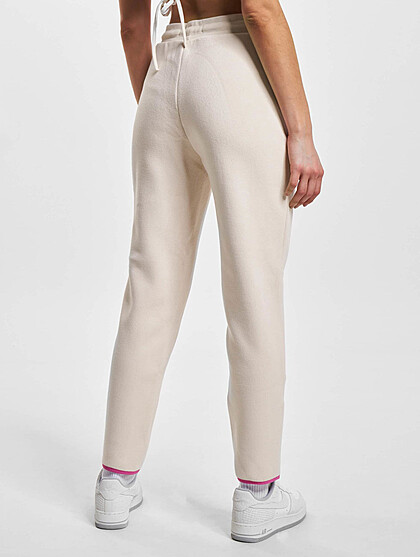 Tommy Jeans Damen Sweatpants Jogginghose mit Zip-Pocket und Tunnelzug beige rosa