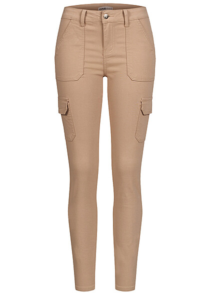 Cloud5ive Dames Cargolegging met 4 zakken beige