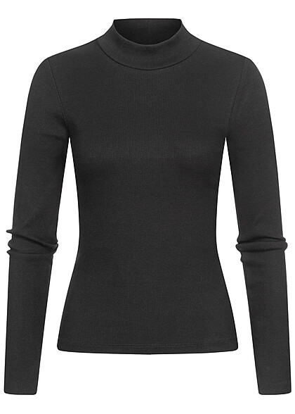 ONLY Dames 2-Pack Basic Sweater met col zwart en groen