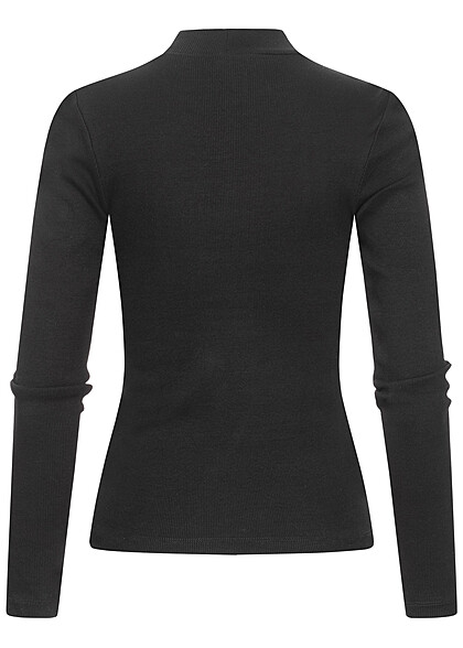 ONLY Dames 2-Pack Basic Sweater met col zwart en groen