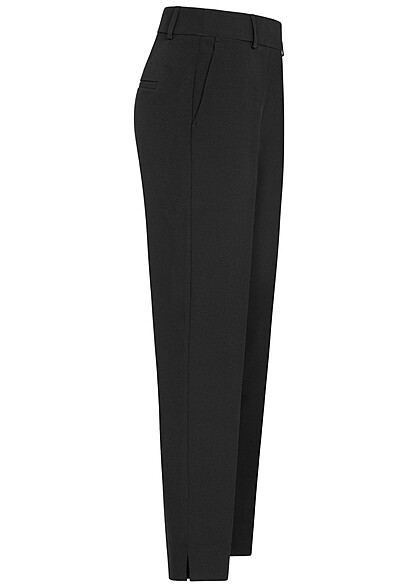 ONLY Dames NOOS Slim fit broek met hoge taille en 2 zakken zwart