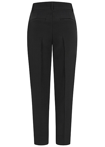 ONLY Dames NOOS Slim fit broek met hoge taille en 2 zakken zwart