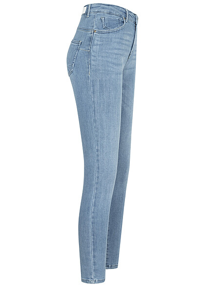 ONLY Dames NOOS Skinny Fit Jeans met push up en 5-pockets helderblauw