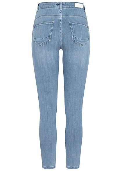 ONLY Dames NOOS Skinny Fit Jeans met push up en 5-pockets helderblauw