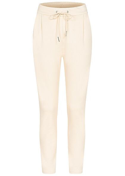 Vero Moda Damen NOOS Stoffhose mit 2-Pockets und Tunnelzug birch beige