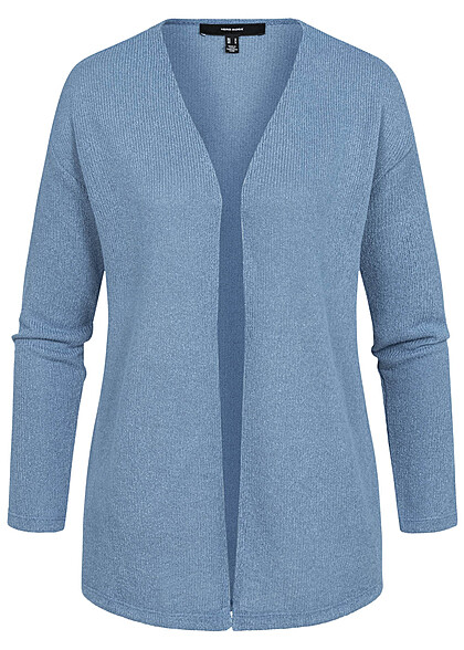 Vero Moda Dames Vest met open snit blauw
