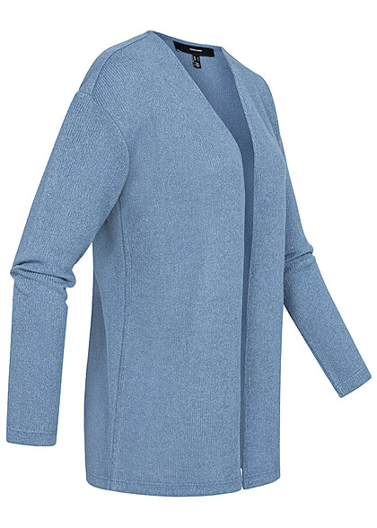 Vero Moda Dames Vest met open snit blauw