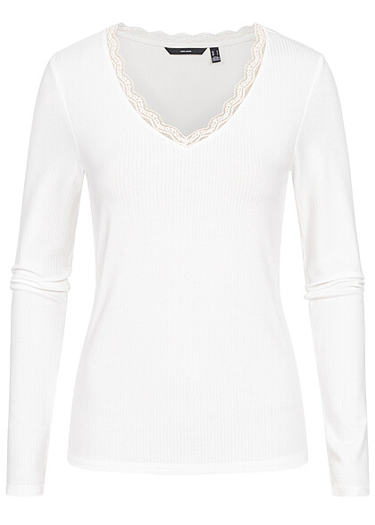 T shirt v hotsell hals dames lange mouw