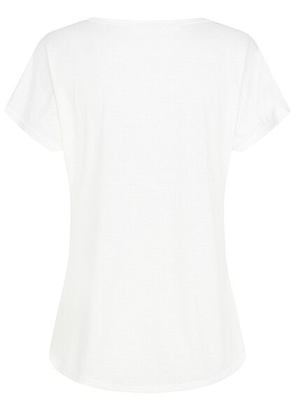Cloud5ive Dames Viscose T-Shirt met print wit