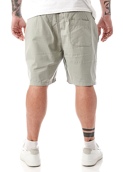 ONLY & SONS Herren Shorts mit Gummibund und Tunnelzug 3-Pockets wrought iron grau