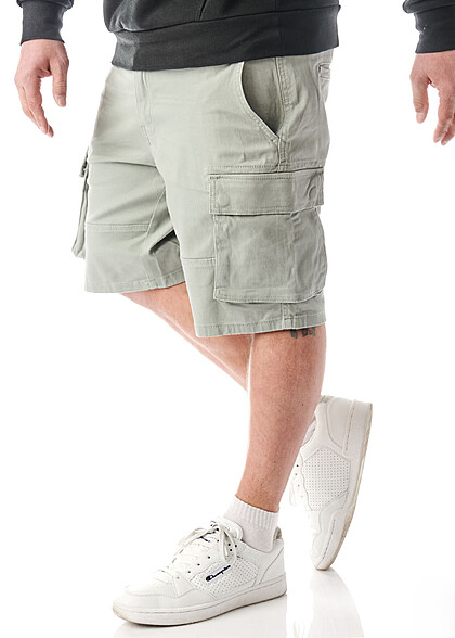 ONLY & SONS Herren Cargo Shorts mit 6-Pockets wrought iron grau