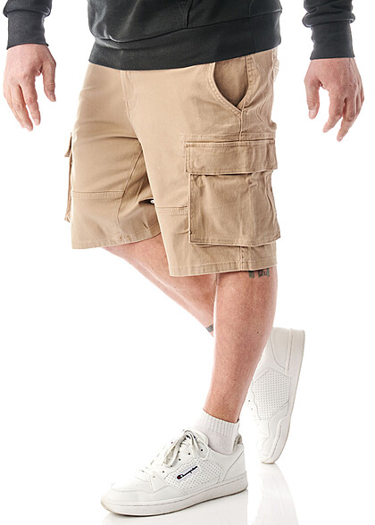 ONLY & SONS Herren Cargo Shorts mit 6-Pockets chinchilla beige
