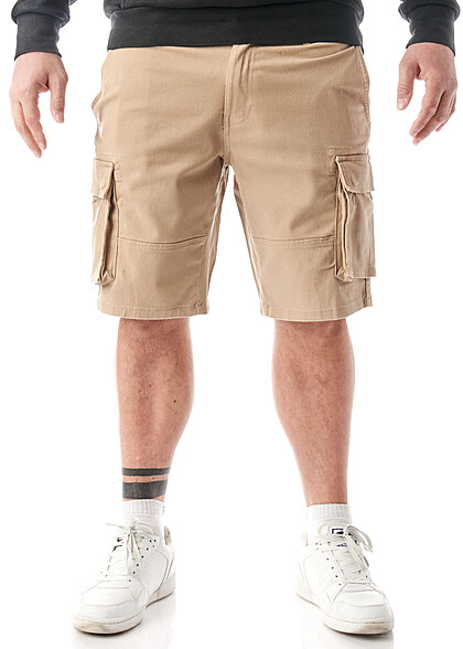 ONLY & SONS Herren Cargo Shorts mit 6-Pockets chinchilla beige