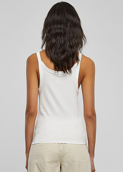 Build Your Brand Dames basic slim fit tanktop wit