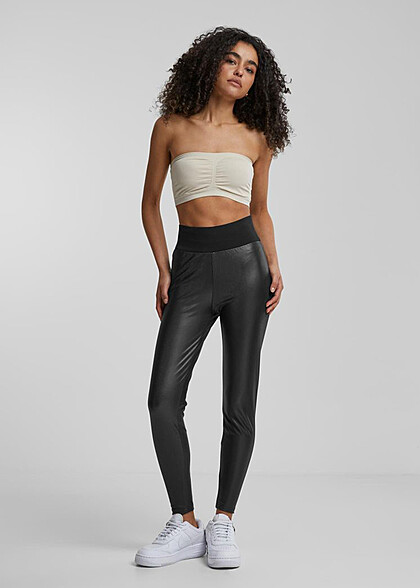 Urban Classics Dames top bandeau met borstpadding beige