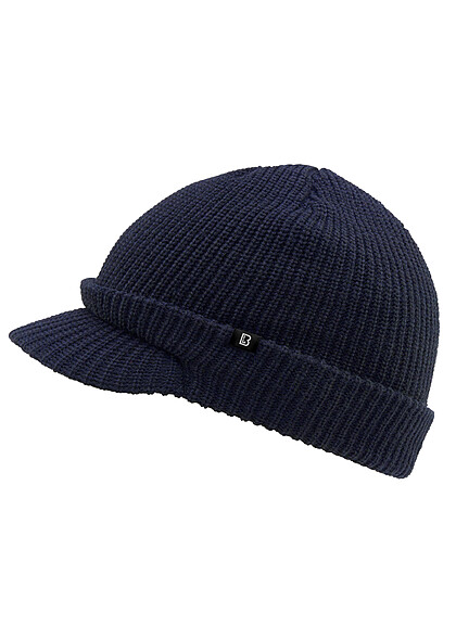 Brandit Heren US Shield Cap Gebreide Muts navy blauw