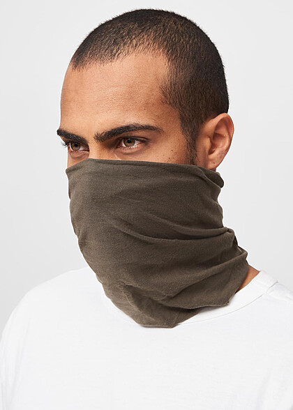 Brandit Multifunctioneel Fleece Sjaaltje Headgear olive groen