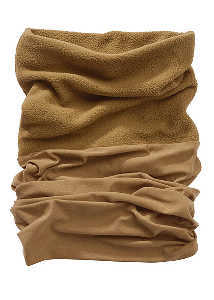 Brandit Multifunctioneel Fleece Sjaaltje Headgear camel bruin