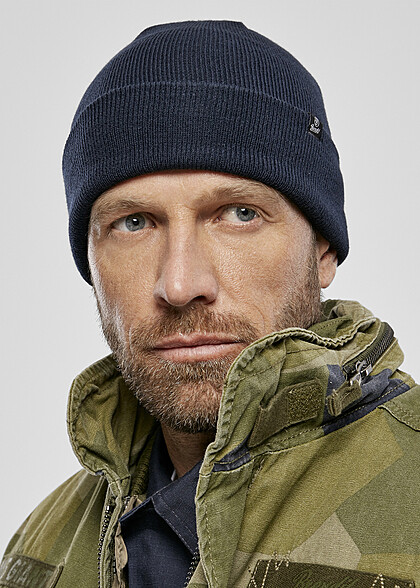 Brandit Beanie Gebreide Muts navy blauw