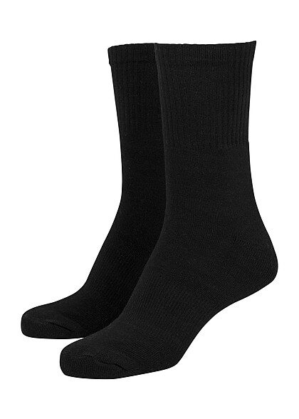 Urban Classics Basic Sport Socken im 3er Pack schwarz