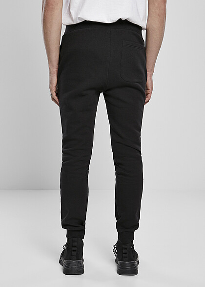Urban Classics Heren Basic Organische Joggingbroek met Trekkoord zwart