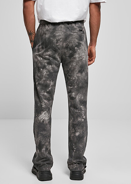 Urban Classics Heren Broek Joggingbroek met 2 Zakken en Elastische Tailleband donkergrijs