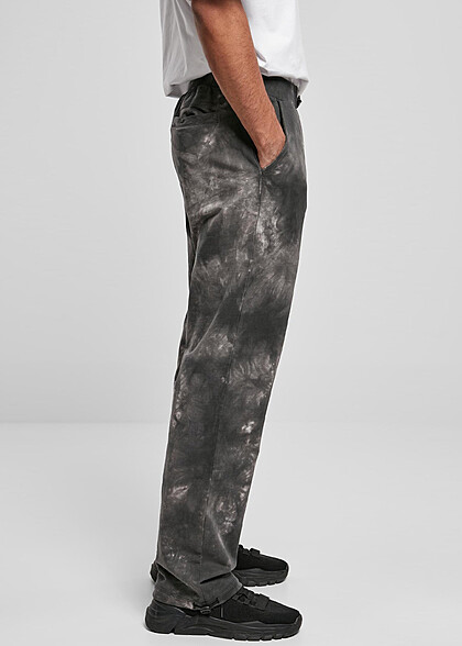 Urban Classics Heren Broek Joggingbroek met 2 Zakken en Elastische Tailleband donkergrijs