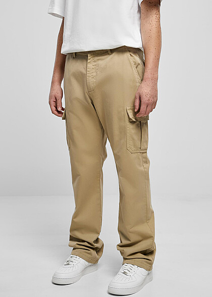 Urban Classics Herren Cargo Hose mit 6-Pockets union beige