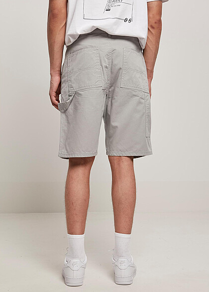 Urban Classics Herren Shorts im Carpenter-Design hell grau