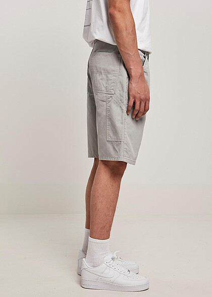 Urban Classics Herren Shorts im Carpenter-Design hell grau