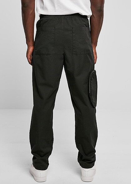 Urban Classics Herren Cargo Hose mit Asymetric Cut schwarz